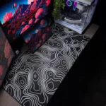 Black Topography Mousepad (50x100)